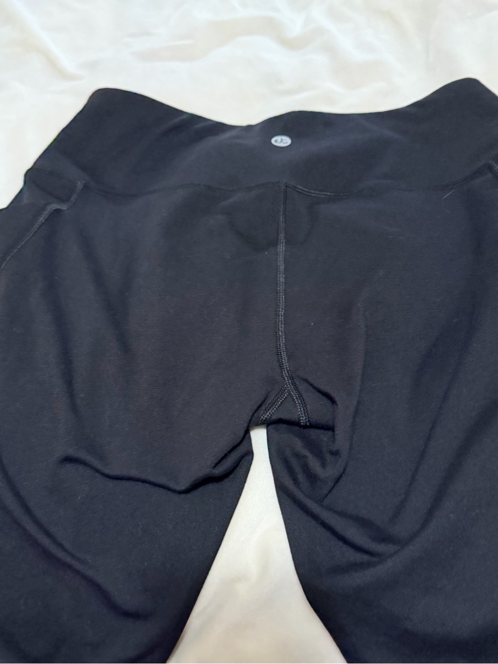 Ewedoos Black Fleece Lined Athletic Leggings - Classic Activewear Large - Picture 4 of 4